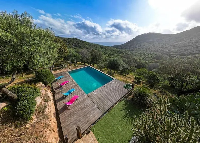 Maison Vue Et Maquis * Ольмето